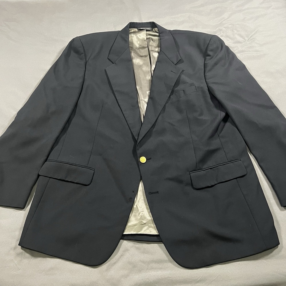 Christian Dior Monsieur Men's Blazer Navy Size L/XL 46R/48R READ DESCRIPTION - Picture 1 of 12